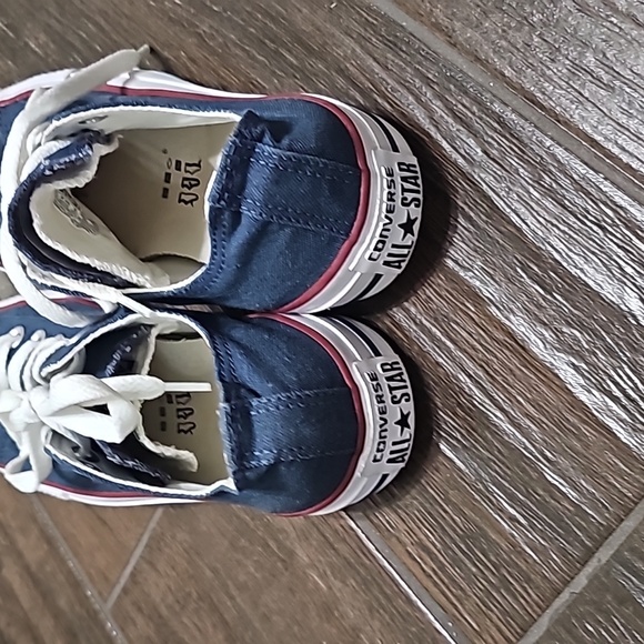 Converse Chuck Taylor All Star OX Double Tongue Low Navy Blue Men's 5 Women's 7 - Picture 3 of 8